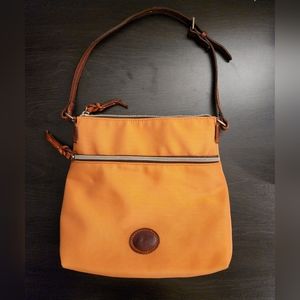 Dooney & Bourke Orange Lightweight Nylon Crossbody Bag/Purse
